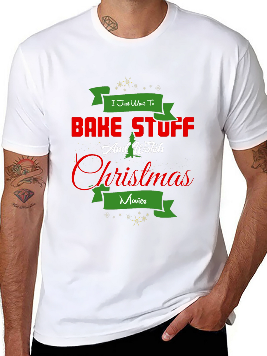 Bake Stuff & Watch Christmas Movies T-Shirt