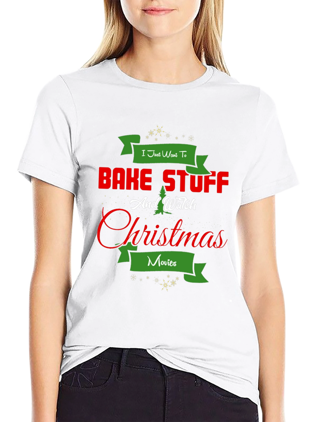 Bake Stuff & Watch Christmas Movies T-Shirt