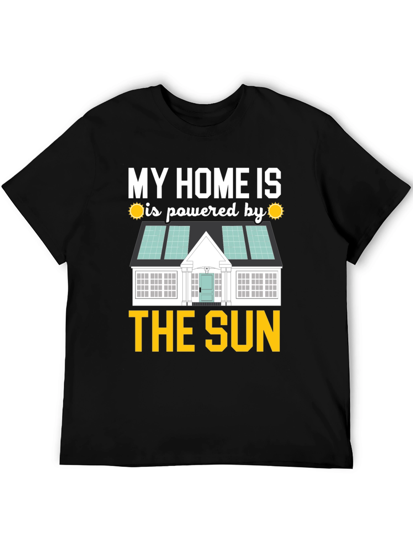 Eco-Friendly Solar Powered Home T-Shirt