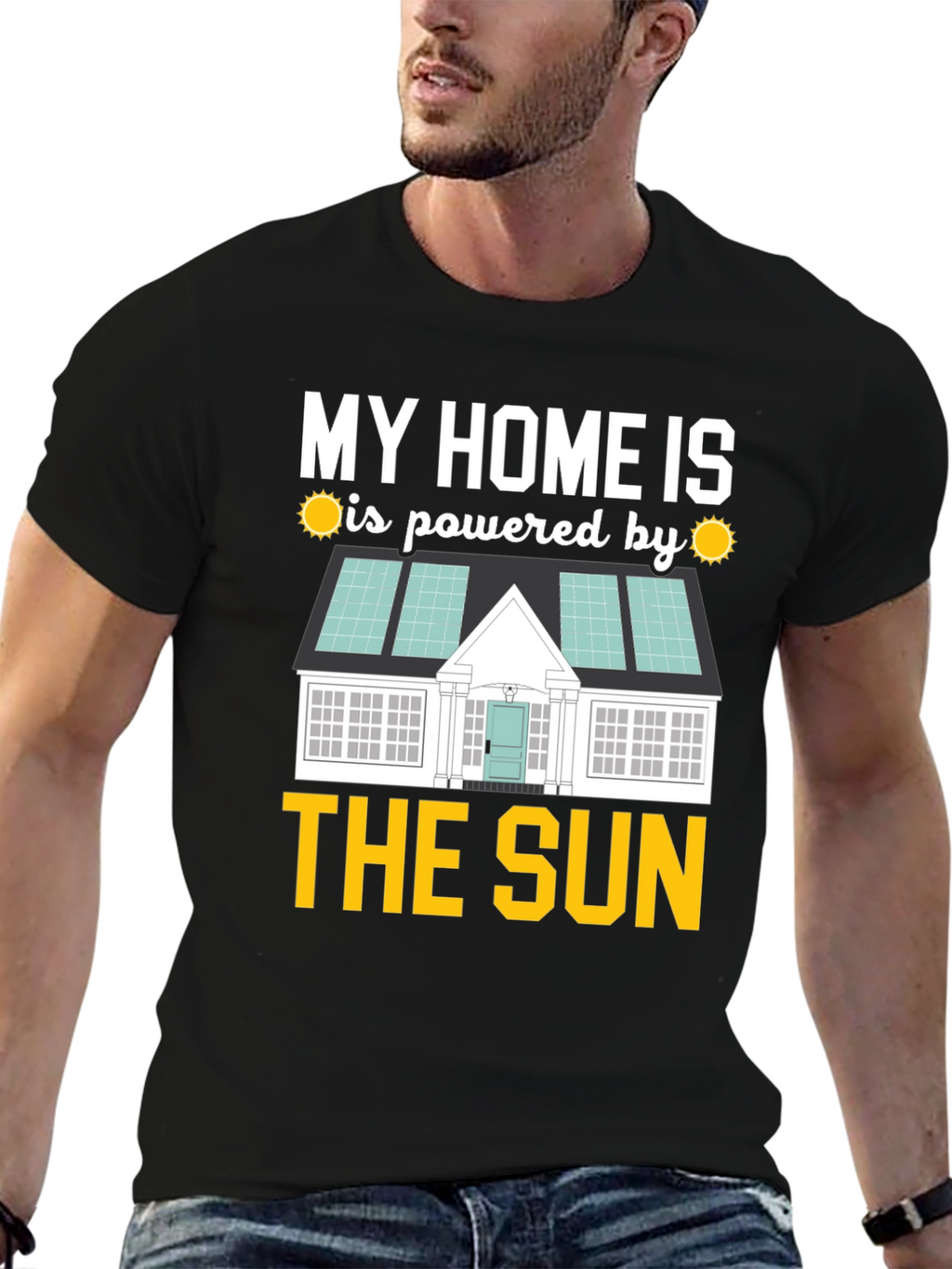 Eco-Friendly Solar Powered Home T-Shirt