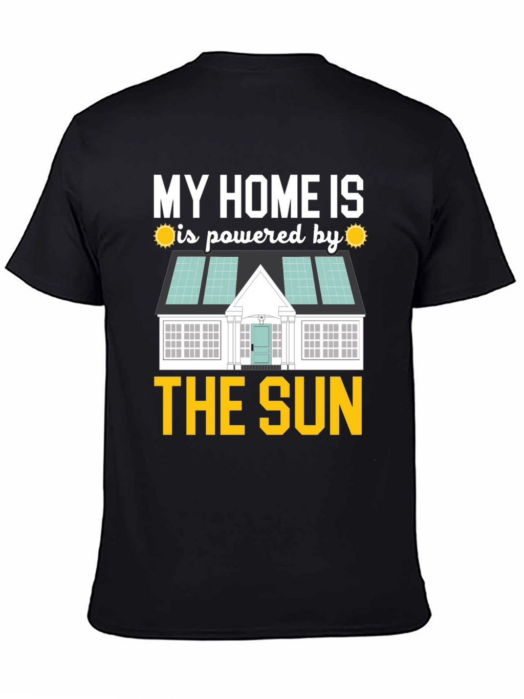 Eco-Friendly Solar Powered Home T-Shirt