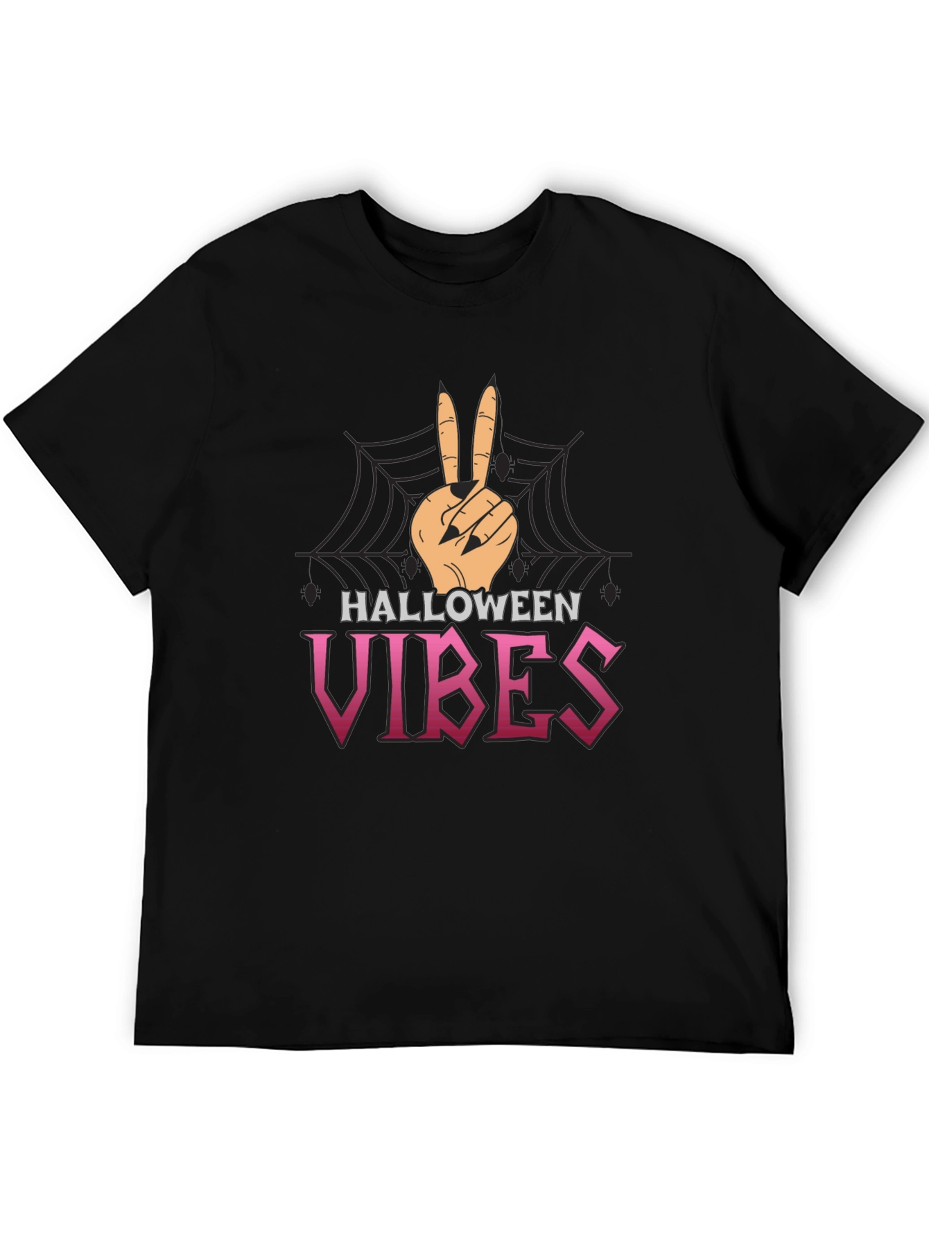 Halloween Vibes Peace Sign T-Shirt