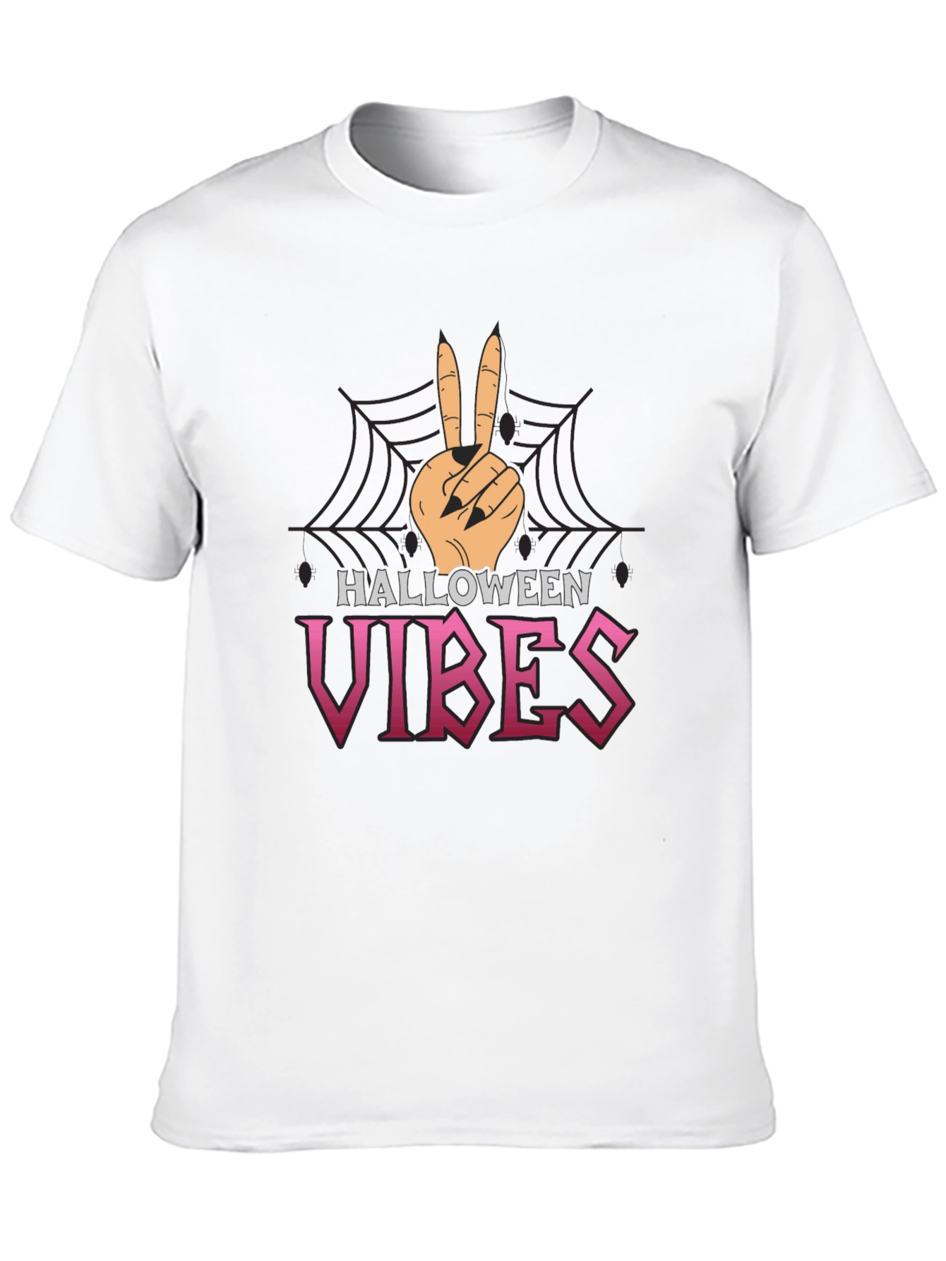 Halloween Vibes Peace Sign T-Shirt