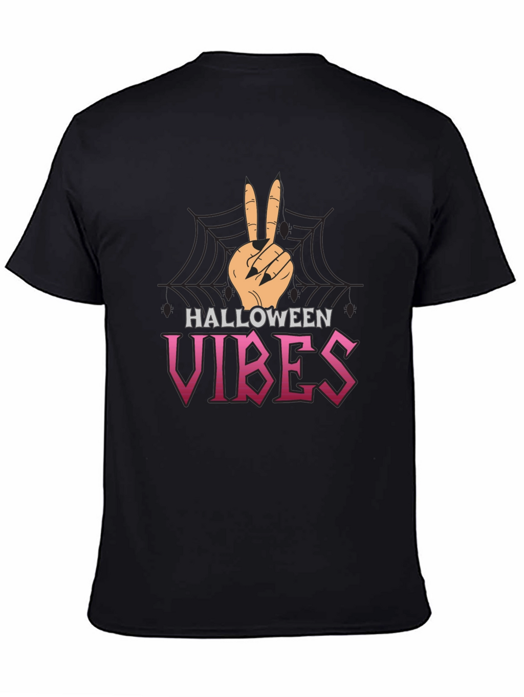 Halloween Vibes Peace Sign T-Shirt