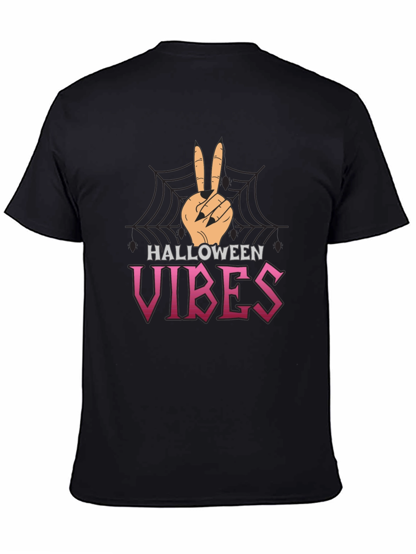 Halloween Vibes Peace Sign T-Shirt