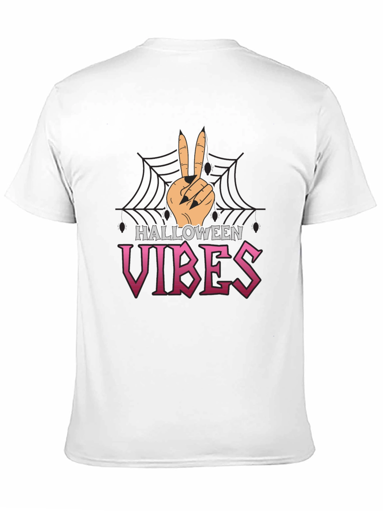 Halloween Vibes Peace Sign T-Shirt