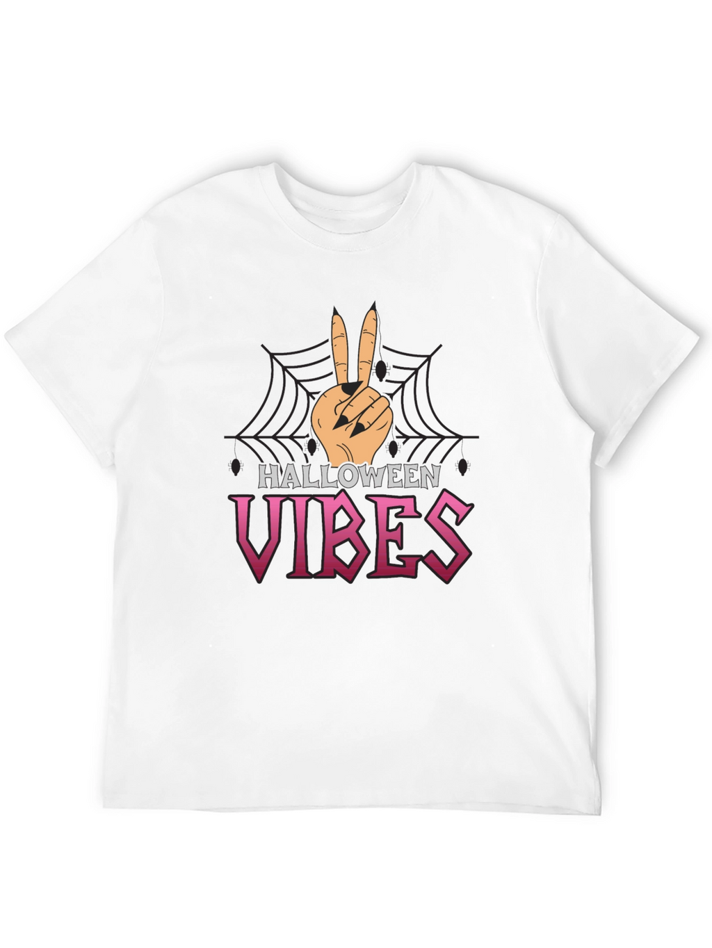 Halloween Vibes Peace Sign T-Shirt