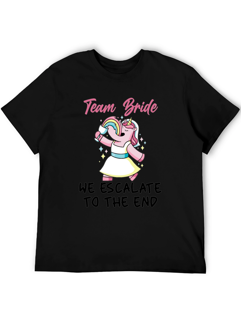 Team Bride Unicorn Party T-Shirt