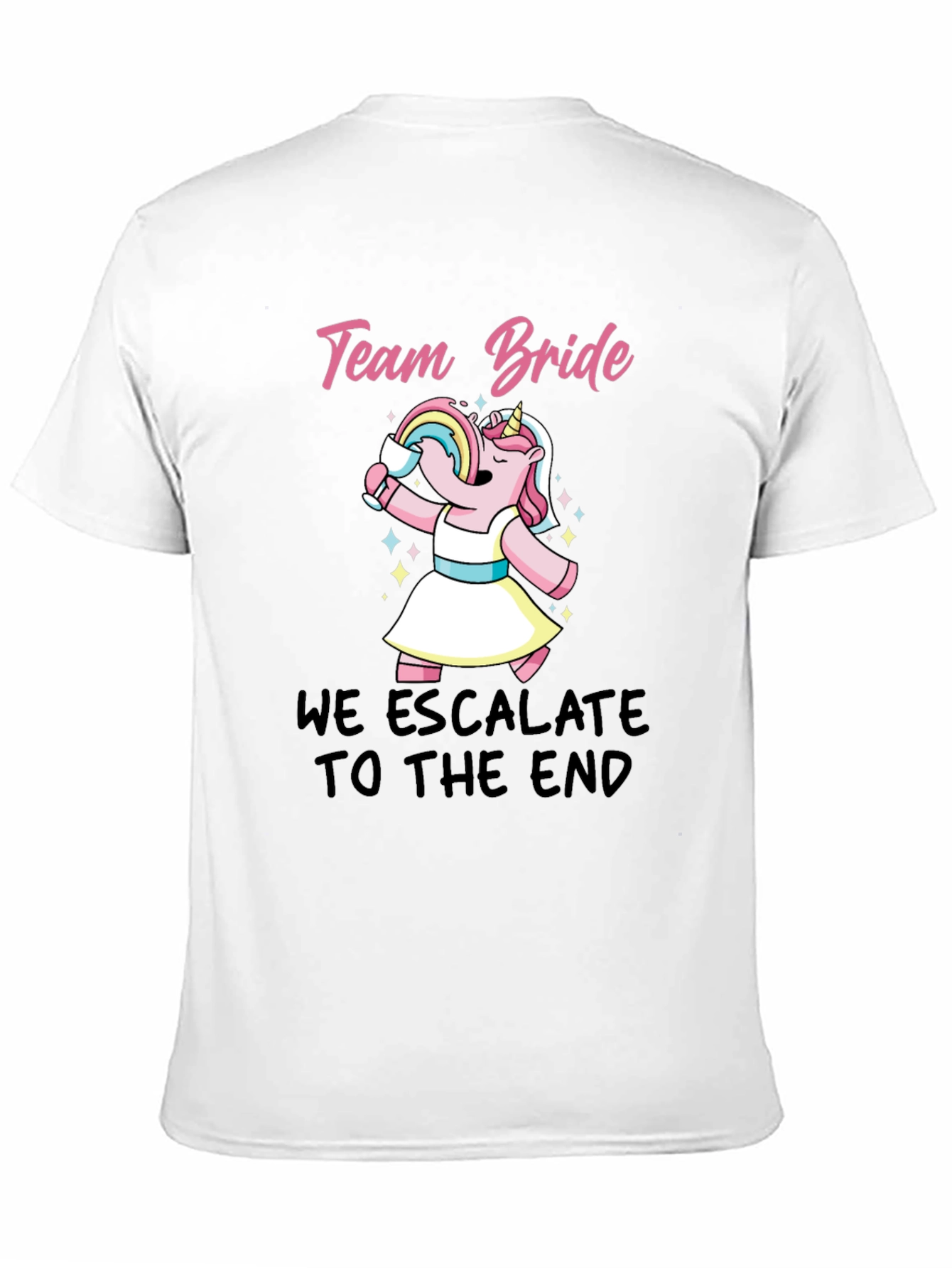 Team Bride Unicorn Party T-Shirt