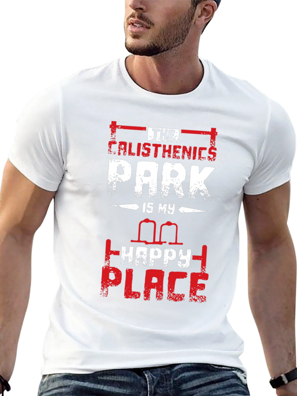 Calisthenics Park Happy Place Graphic T-Shirt