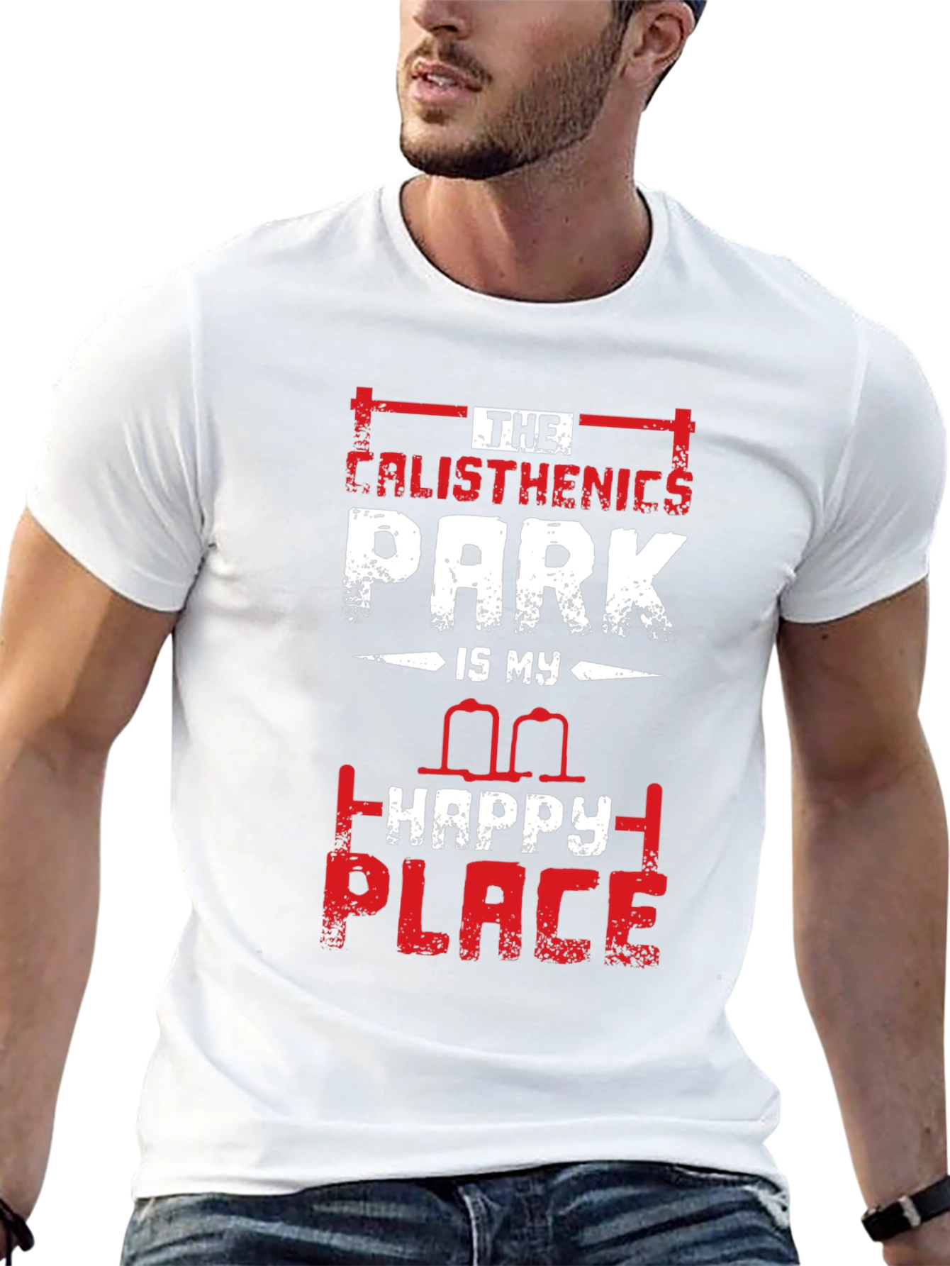 Calisthenics Park Happy Place Graphic T-Shirt