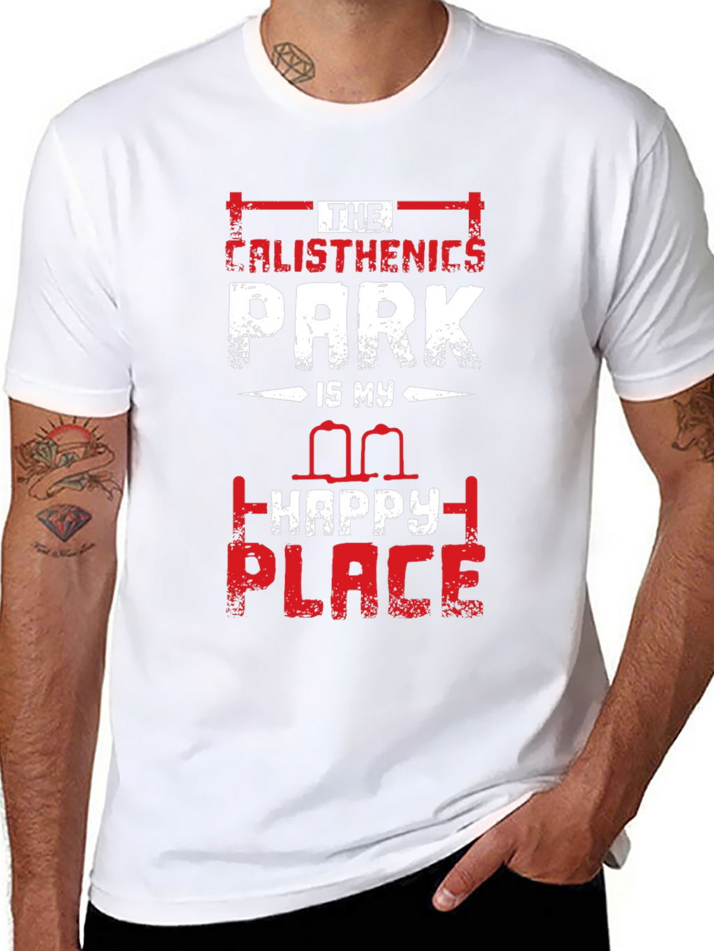 Calisthenics Park Happy Place Graphic T-Shirt