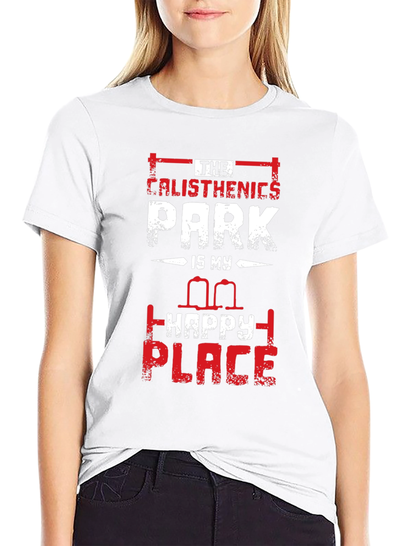 Calisthenics Park Happy Place Graphic T-Shirt