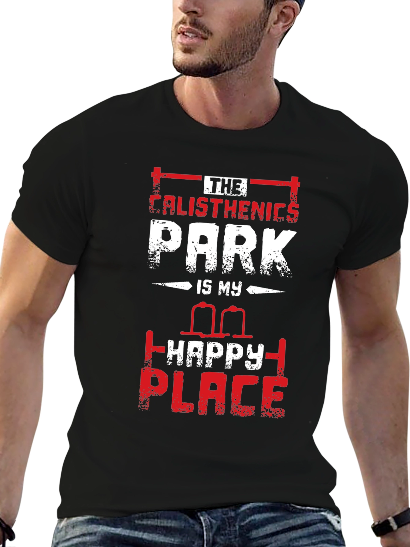 Calisthenics Park Happy Place Graphic T-Shirt