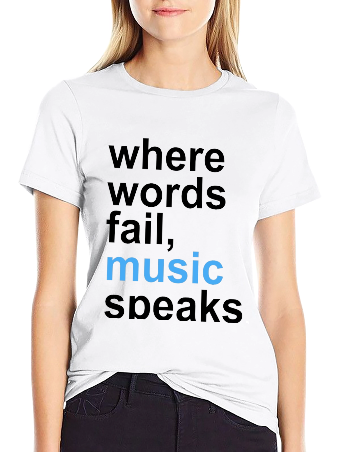 Music Speaks Graphic Tee - Stylish Cotton Comfort