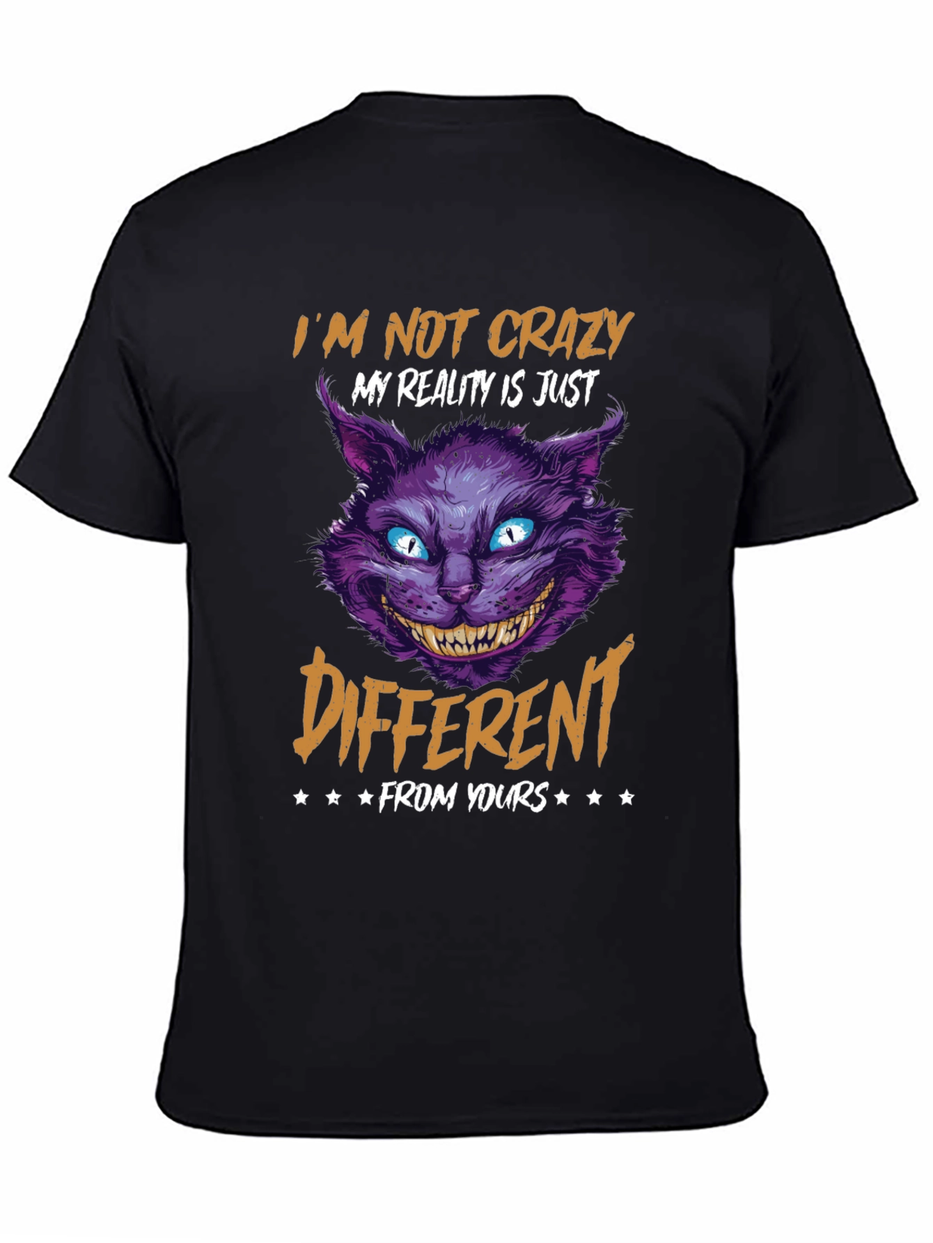 Crazy Cat T-Shirt - Alice in Wonderland Cheshire Cat Tee