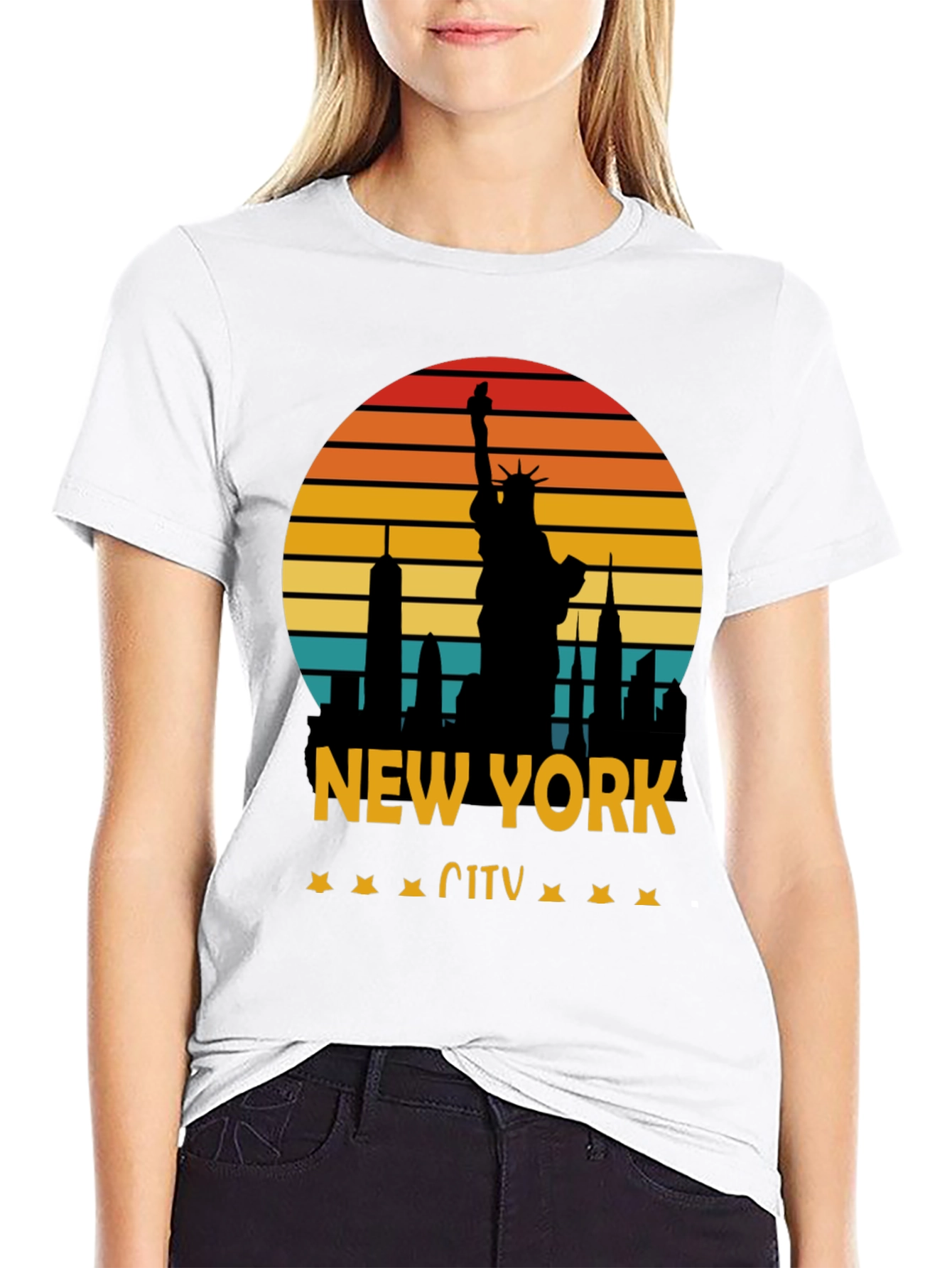 New York City Sunset Graphic Tee