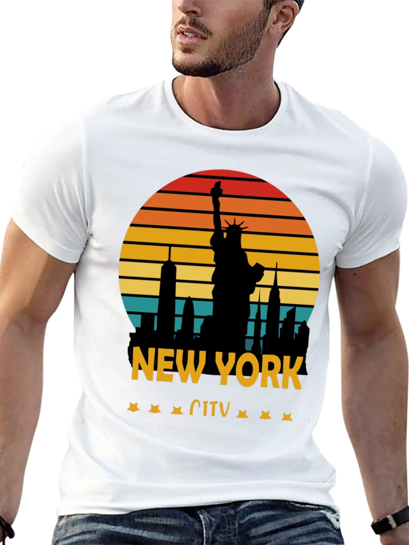 New York City Sunset Graphic Tee