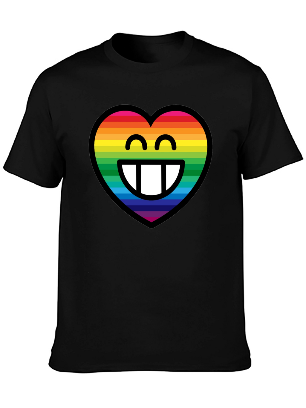 Rainbow Heart Emoji T-Shirt