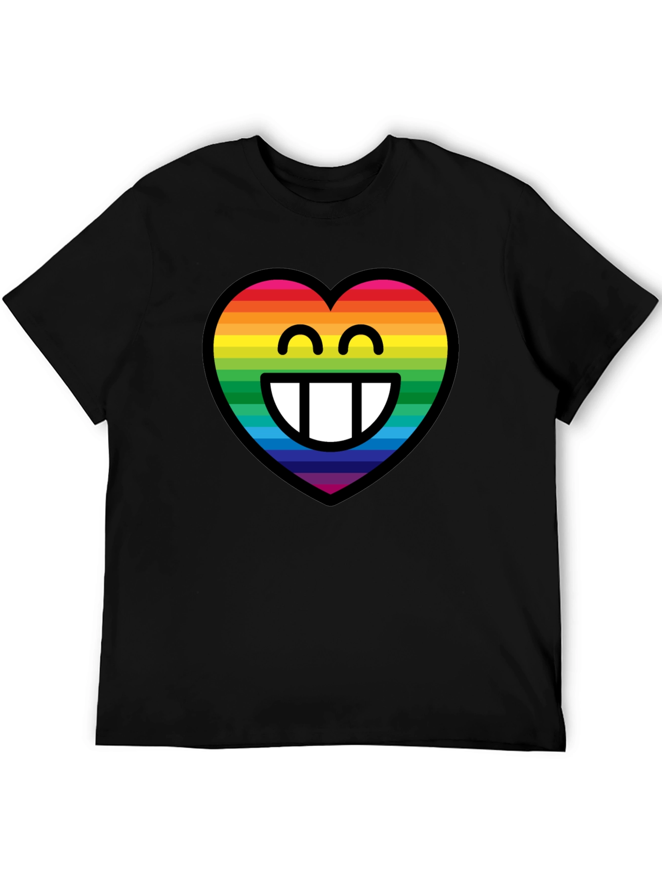 Rainbow Heart Emoji T-Shirt