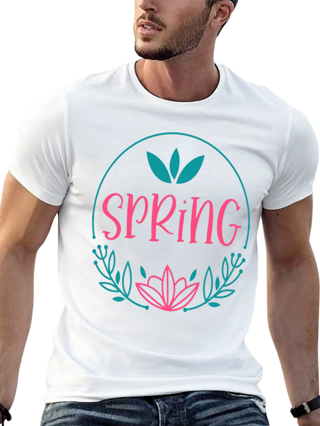 Spring Floral Graphic Tee