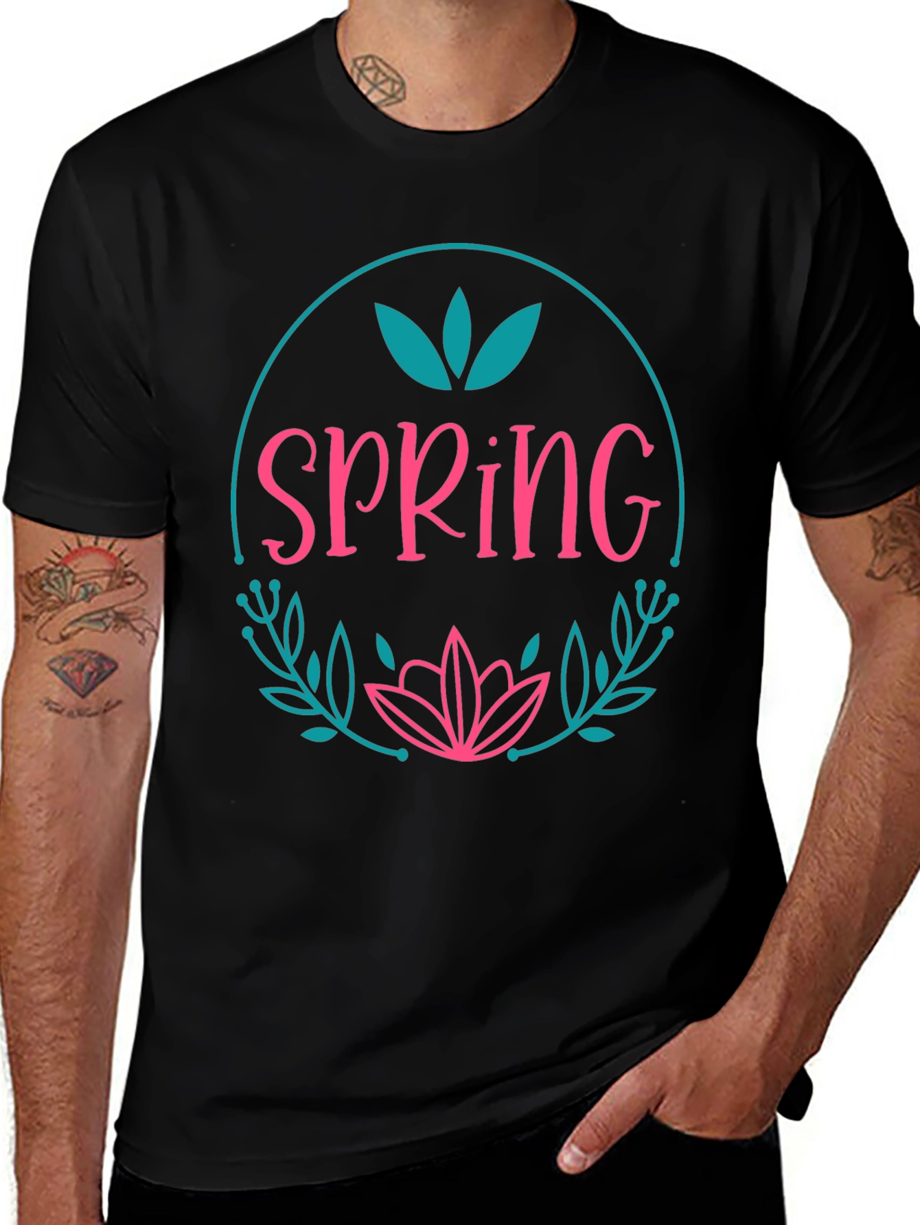Spring Floral Graphic Tee