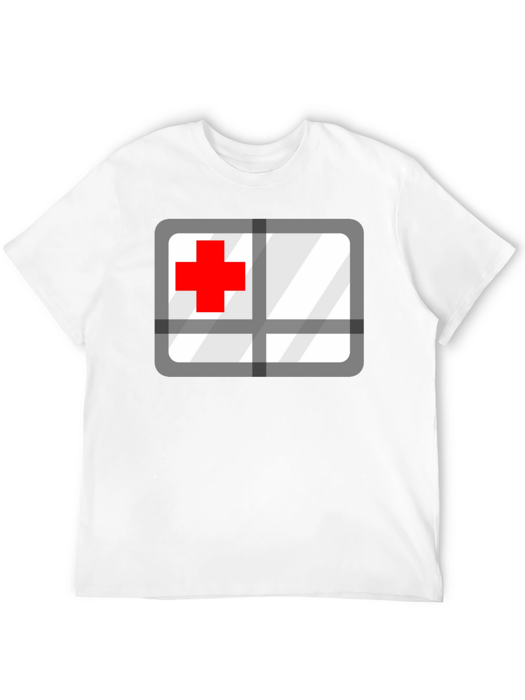 Red Cross Graphic T-Shirt - Medical Supporter Tee