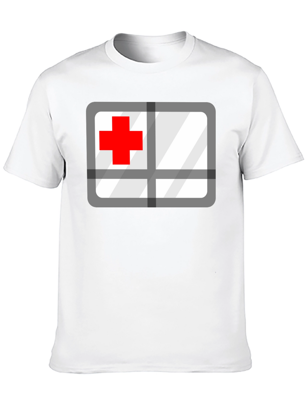 Red Cross Graphic T-Shirt - Medical Supporter Tee