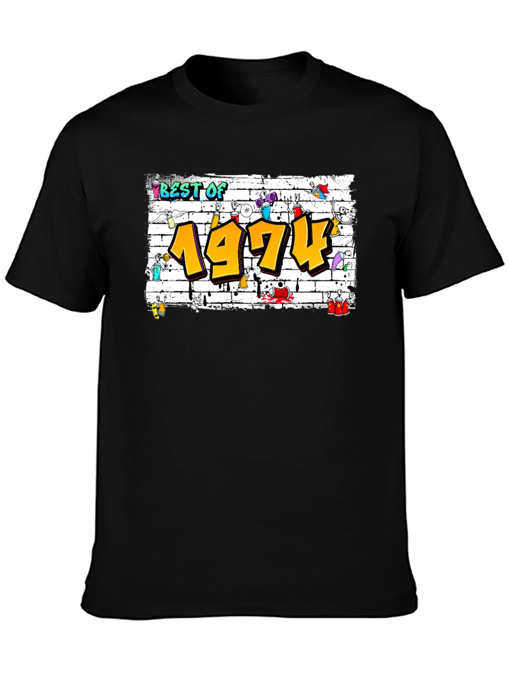 Best of 1974 Graffiti Style T-Shirt