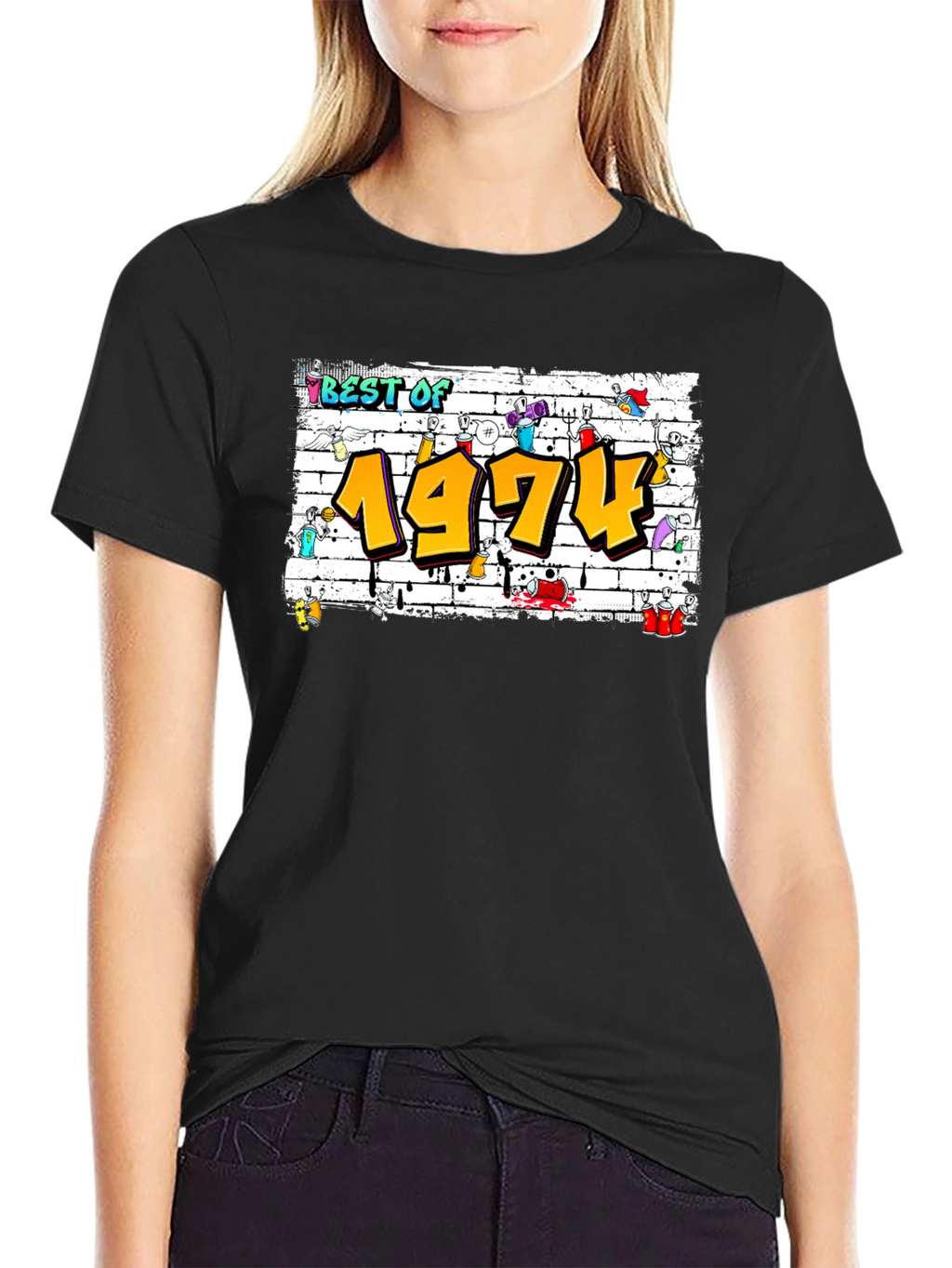 Best of 1974 Graffiti Style T-Shirt