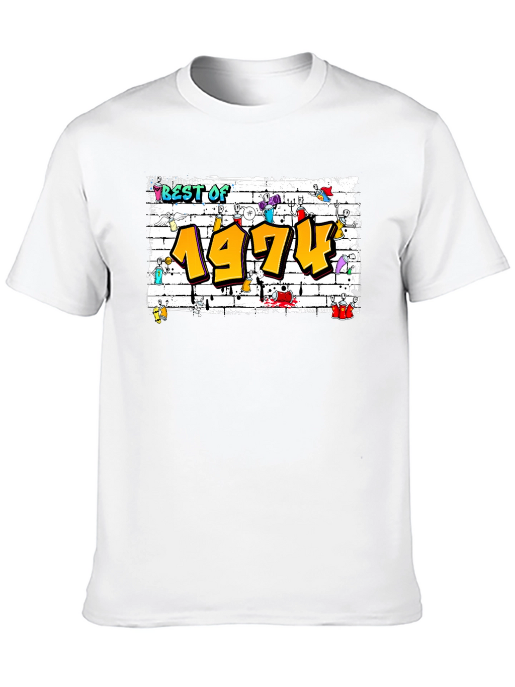 Best of 1974 Graffiti Style T-Shirt