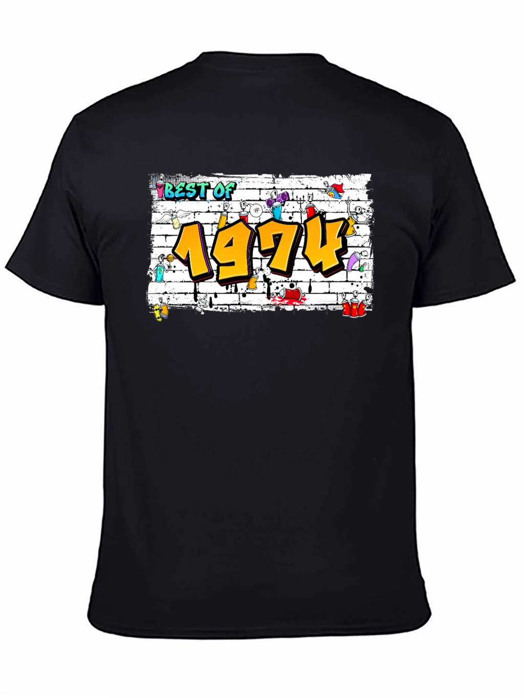 Best of 1974 Graffiti Style T-Shirt