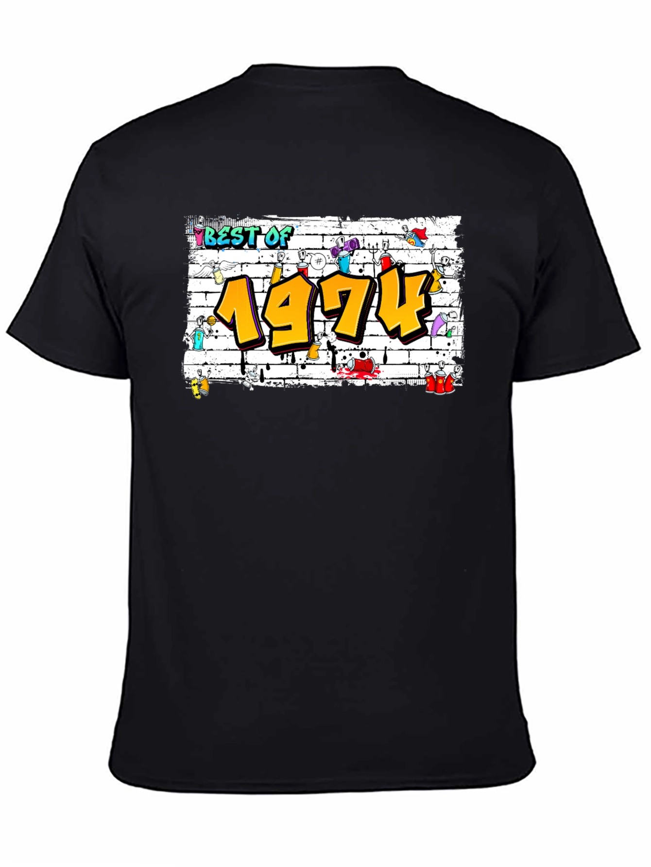 Best of 1974 Graffiti Style T-Shirt