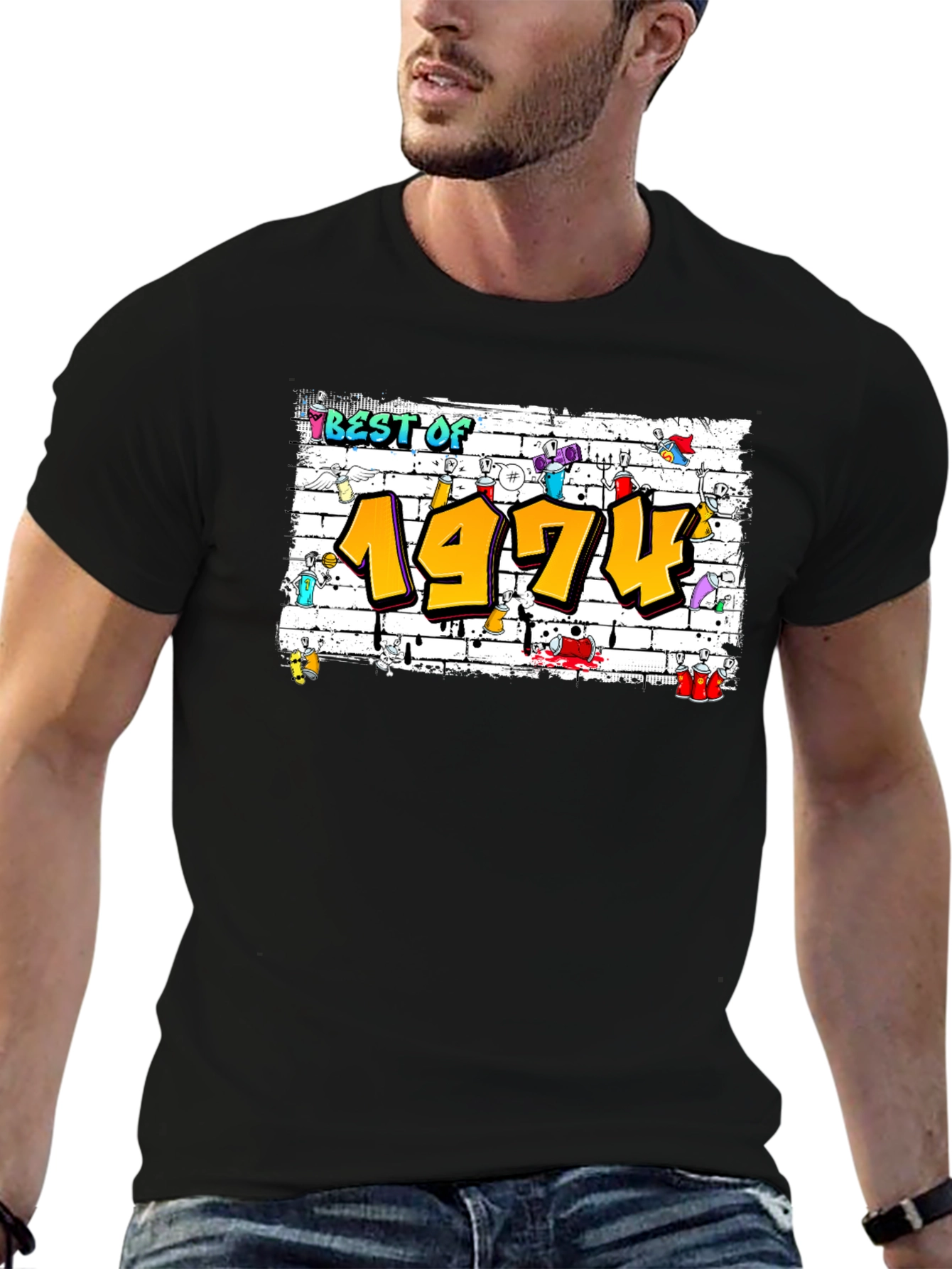 Best of 1974 Graffiti Style T-Shirt