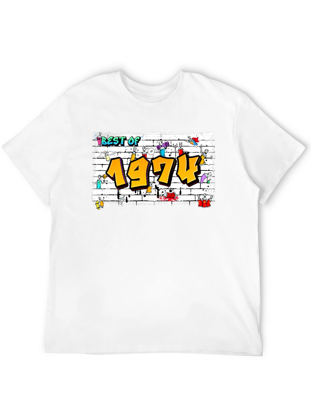 Best of 1974 Graffiti Style T-Shirt