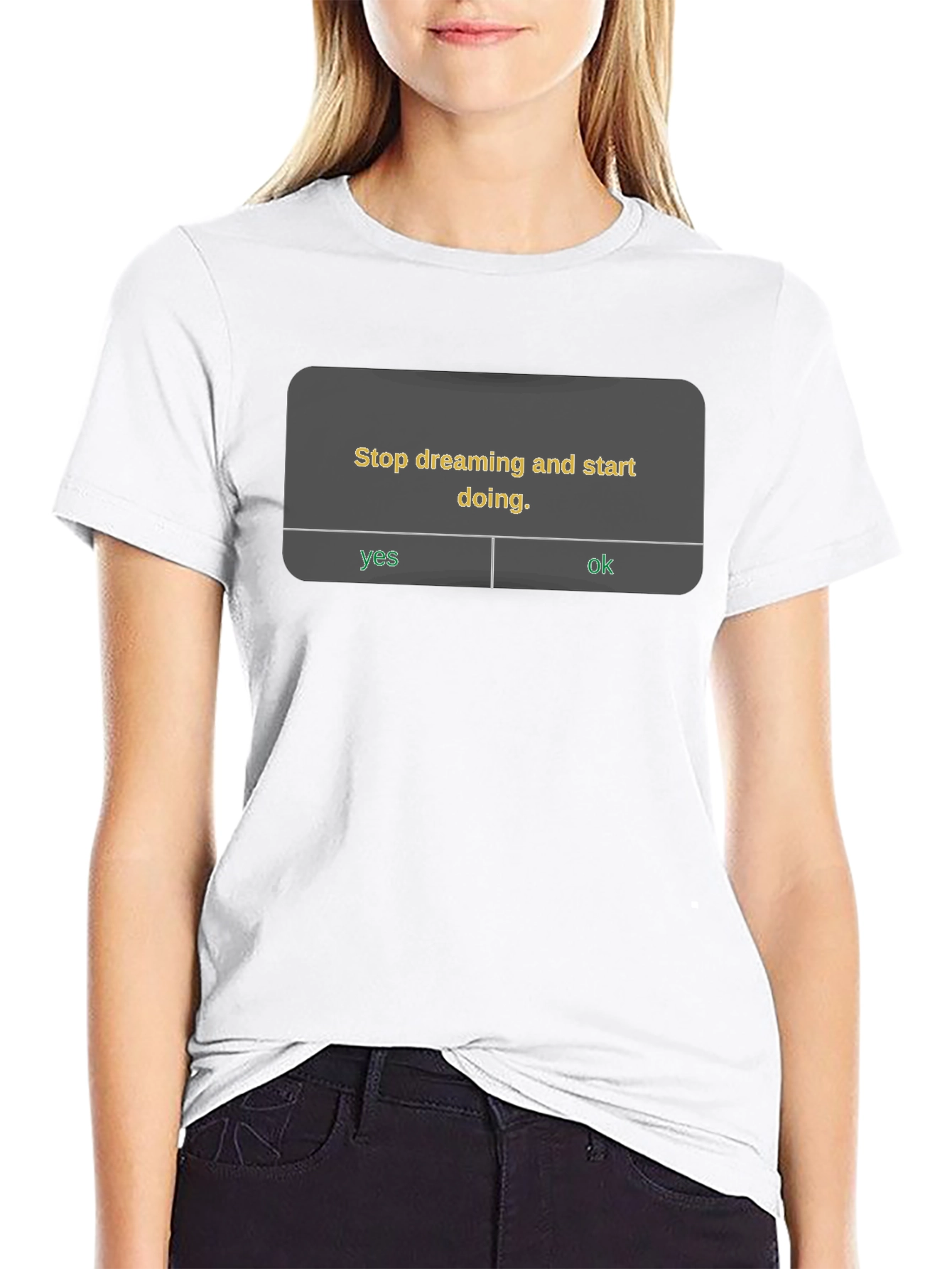 Stop Dreaming Start Doing T-Shirt - Motivational Tee