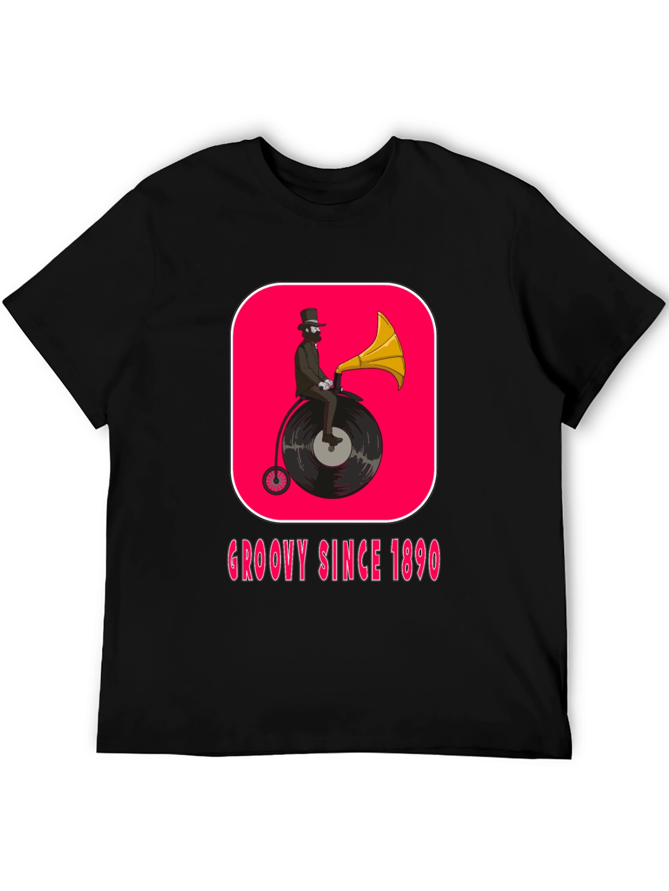 Groovy Since 1890 Black Graphic Tee