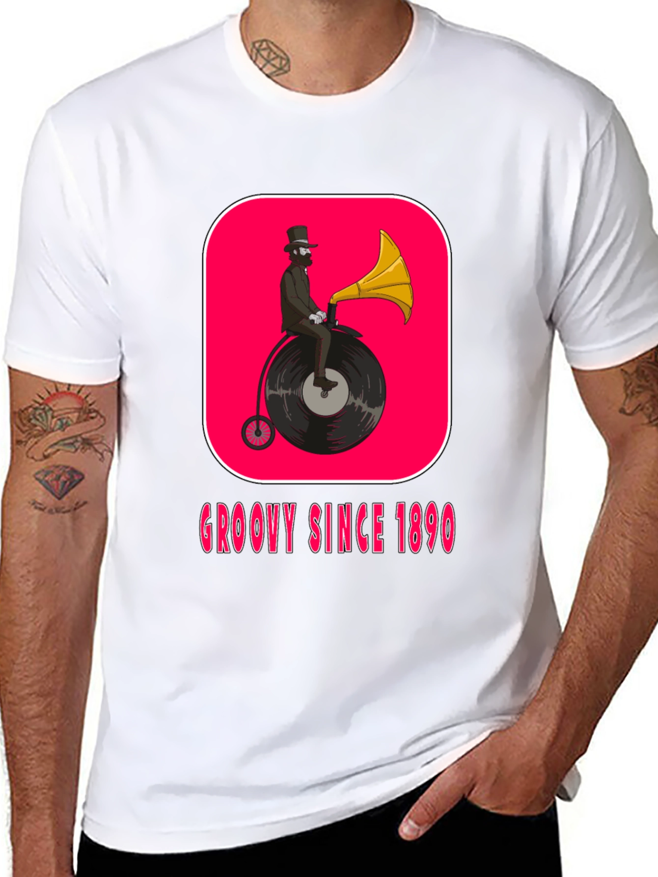 Groovy Since 1890 Black Graphic Tee