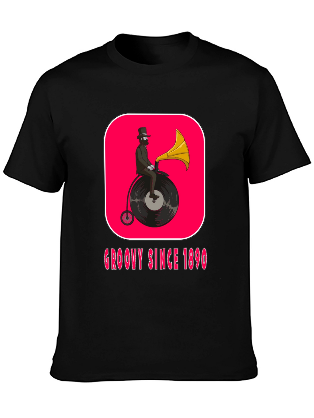 Groovy Since 1890 Black Graphic Tee