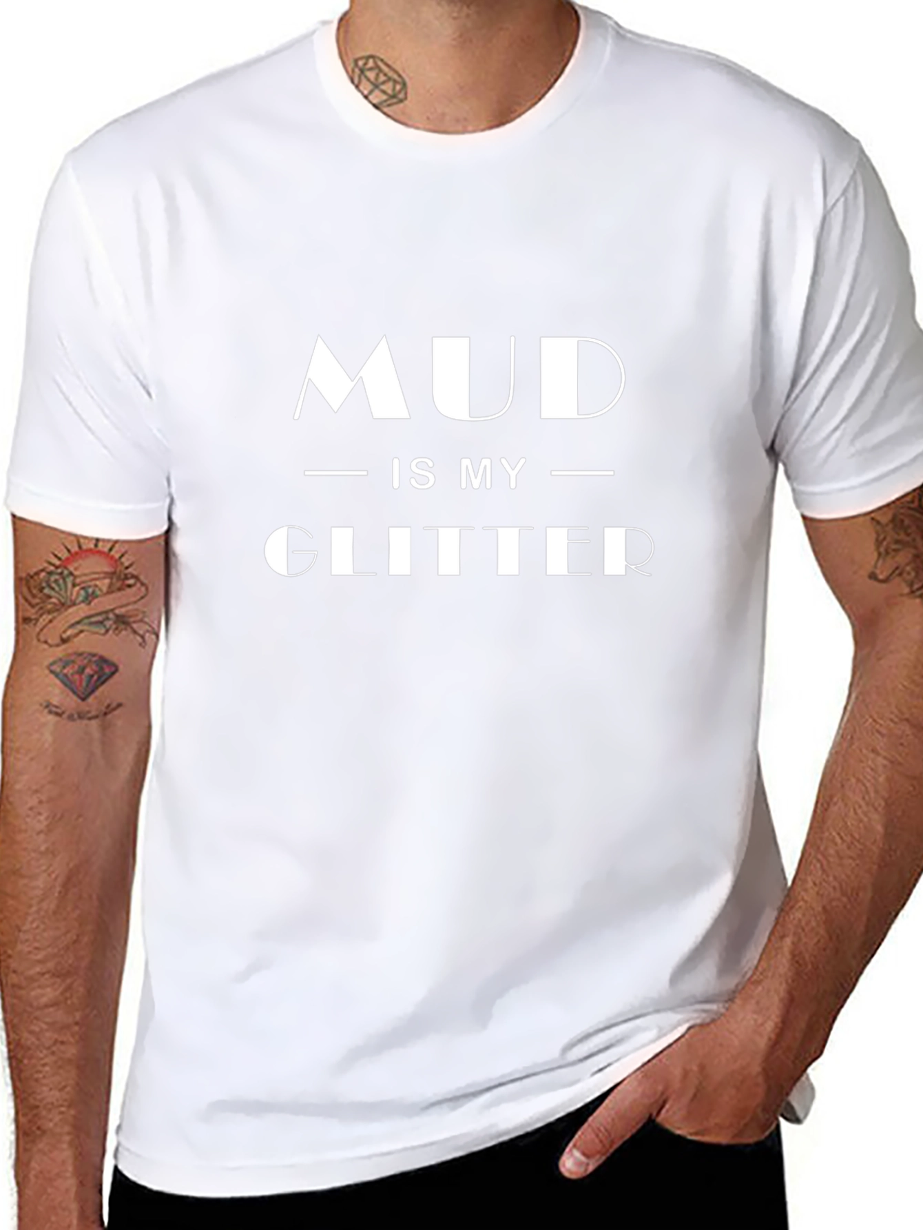 Mud Is My Glitter T-Shirt - Black