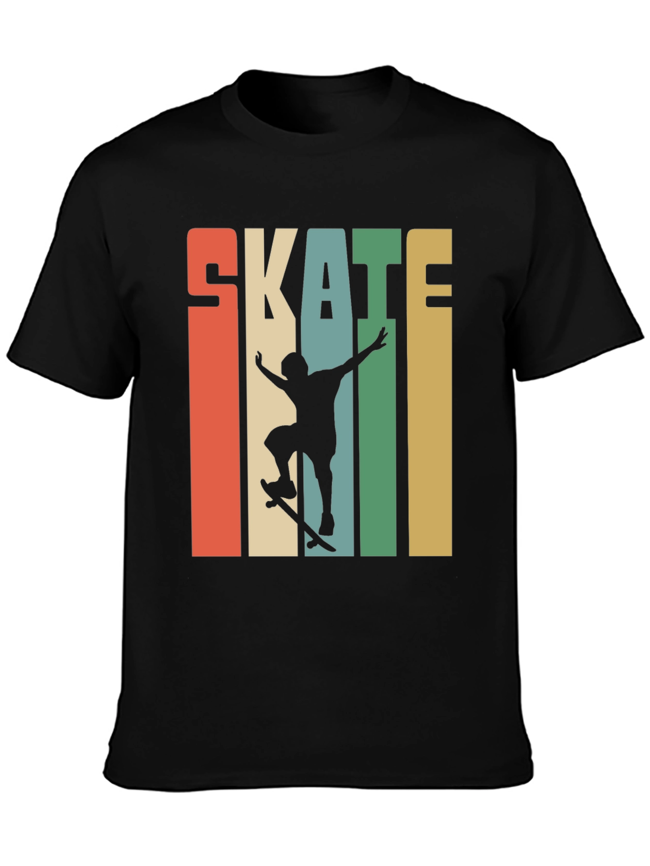 Retro Skate T-Shirt - Vintage Skateboarder Design