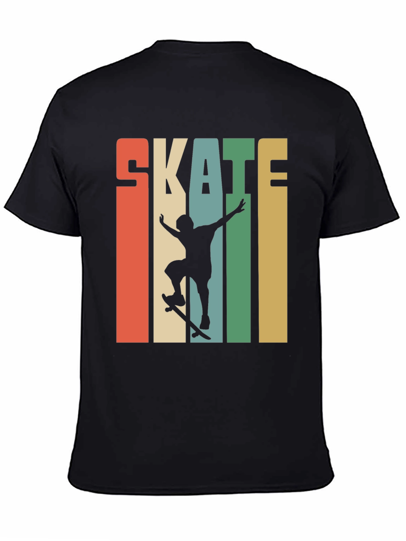 Retro Skate T-Shirt - Vintage Skateboarder Design