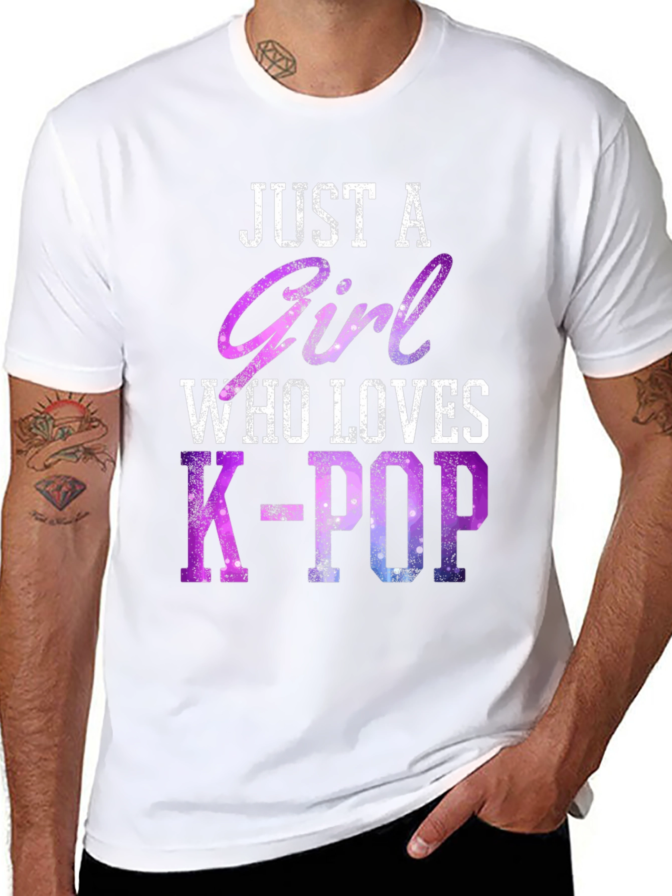 Just a Girl Who Loves K-Pop T-Shirt