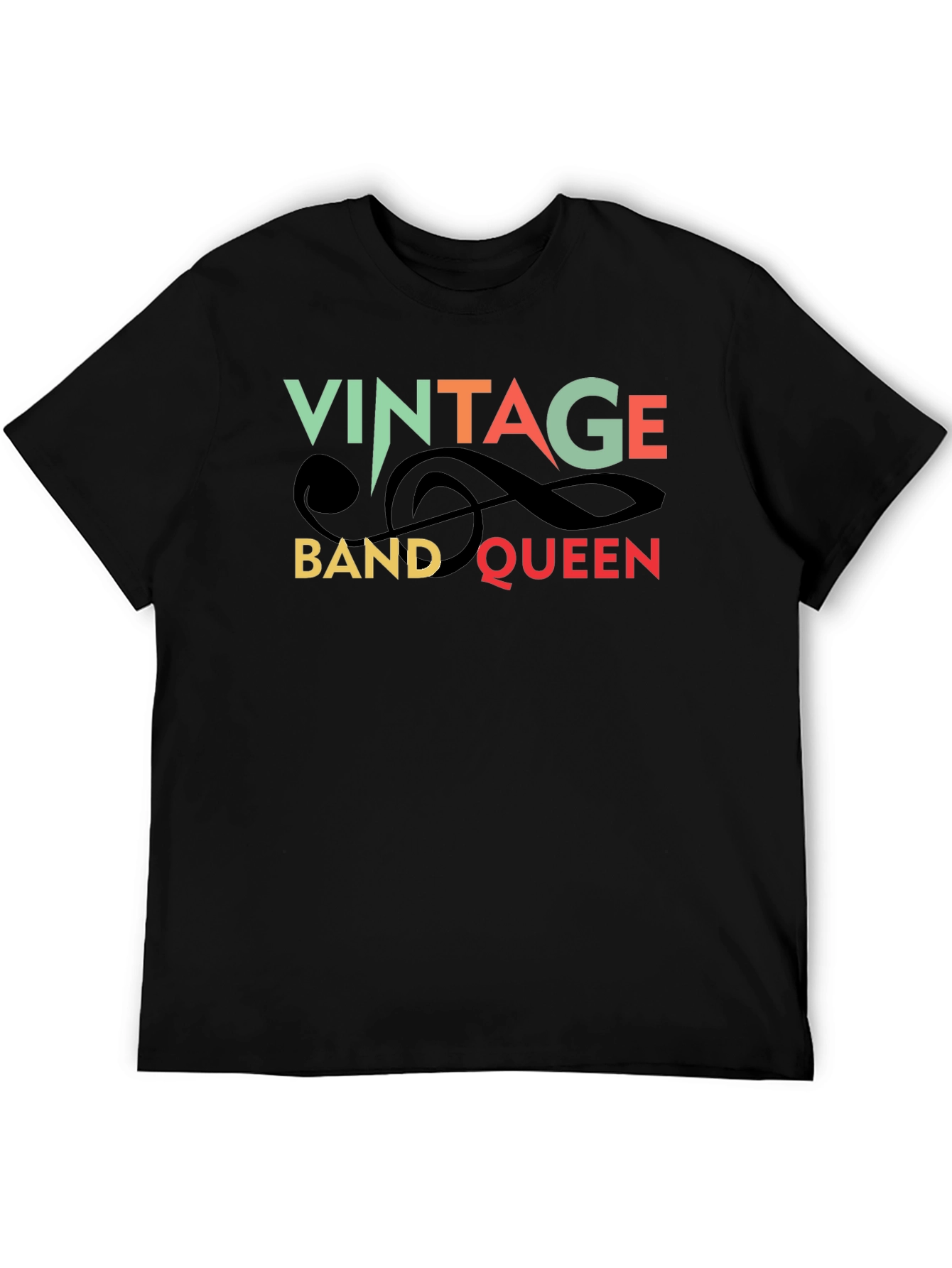 Vintage Band Queen Graphic T-Shirt