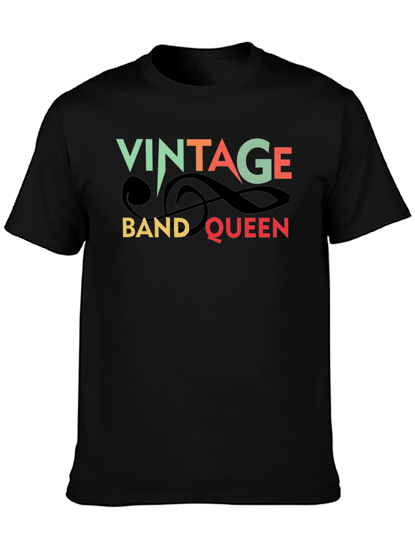 Vintage Band Queen Graphic T-Shirt