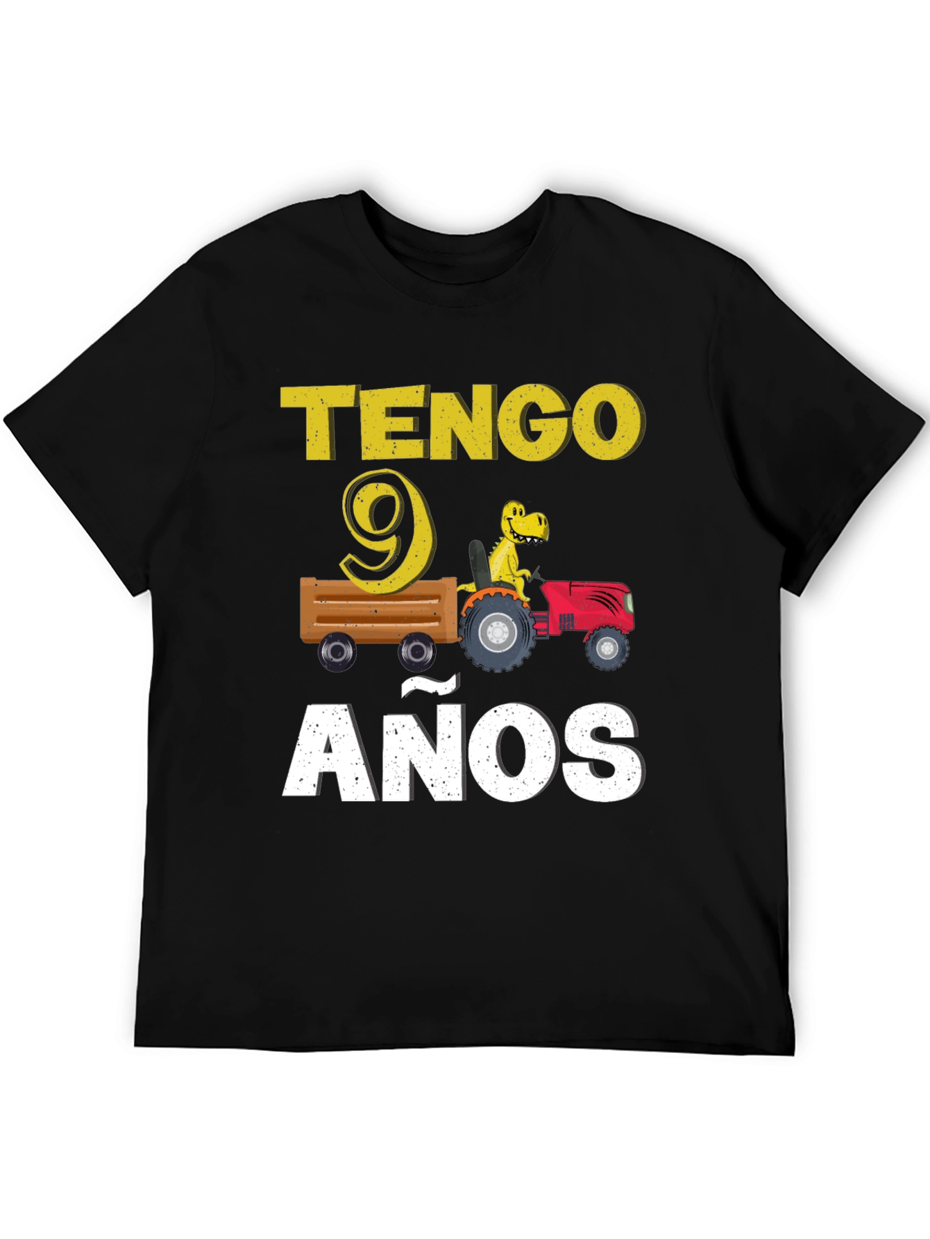 Tengo 9 Anos Dinosaur T-Shirt