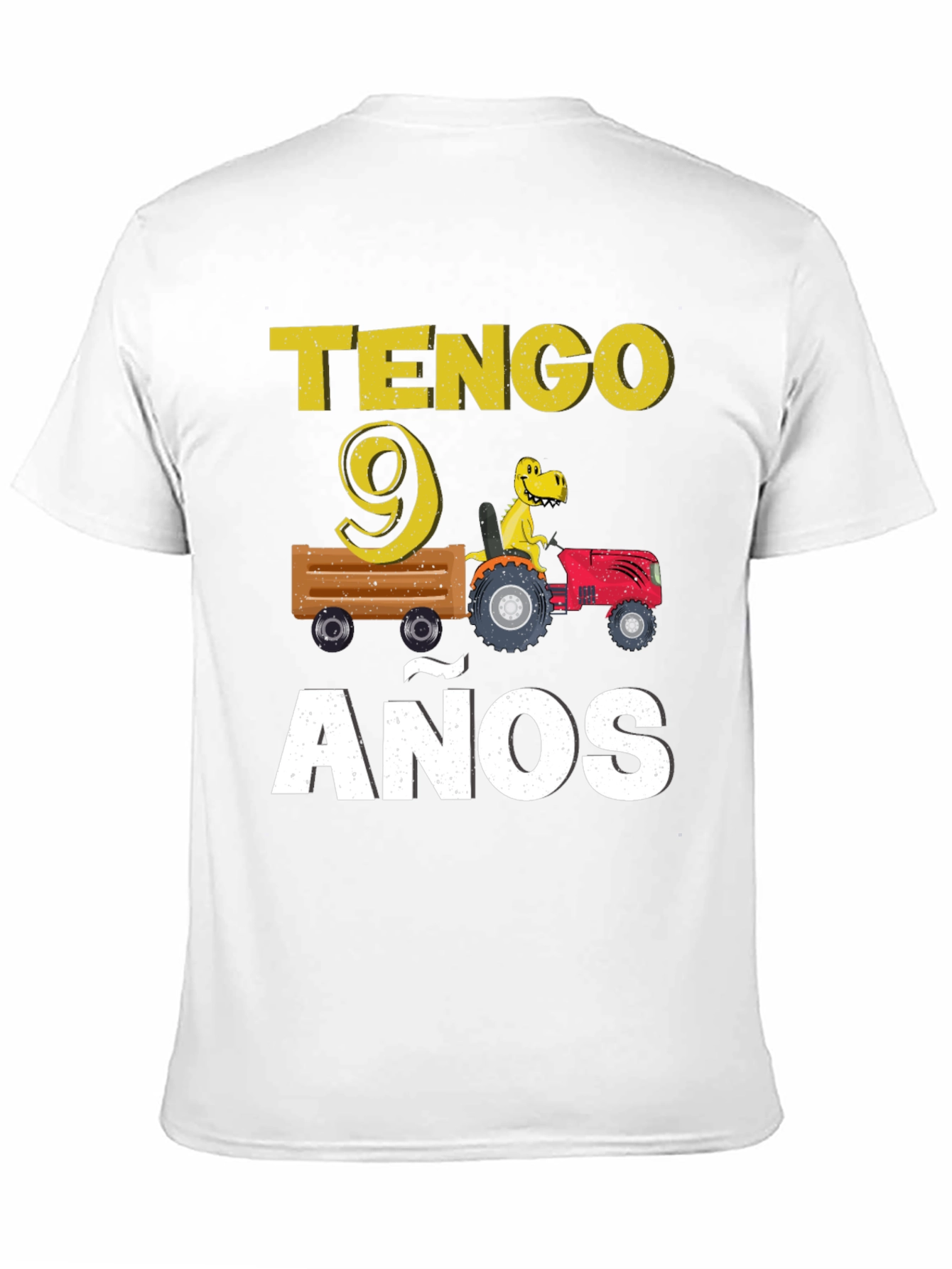 Tengo 9 Anos Dinosaur T-Shirt