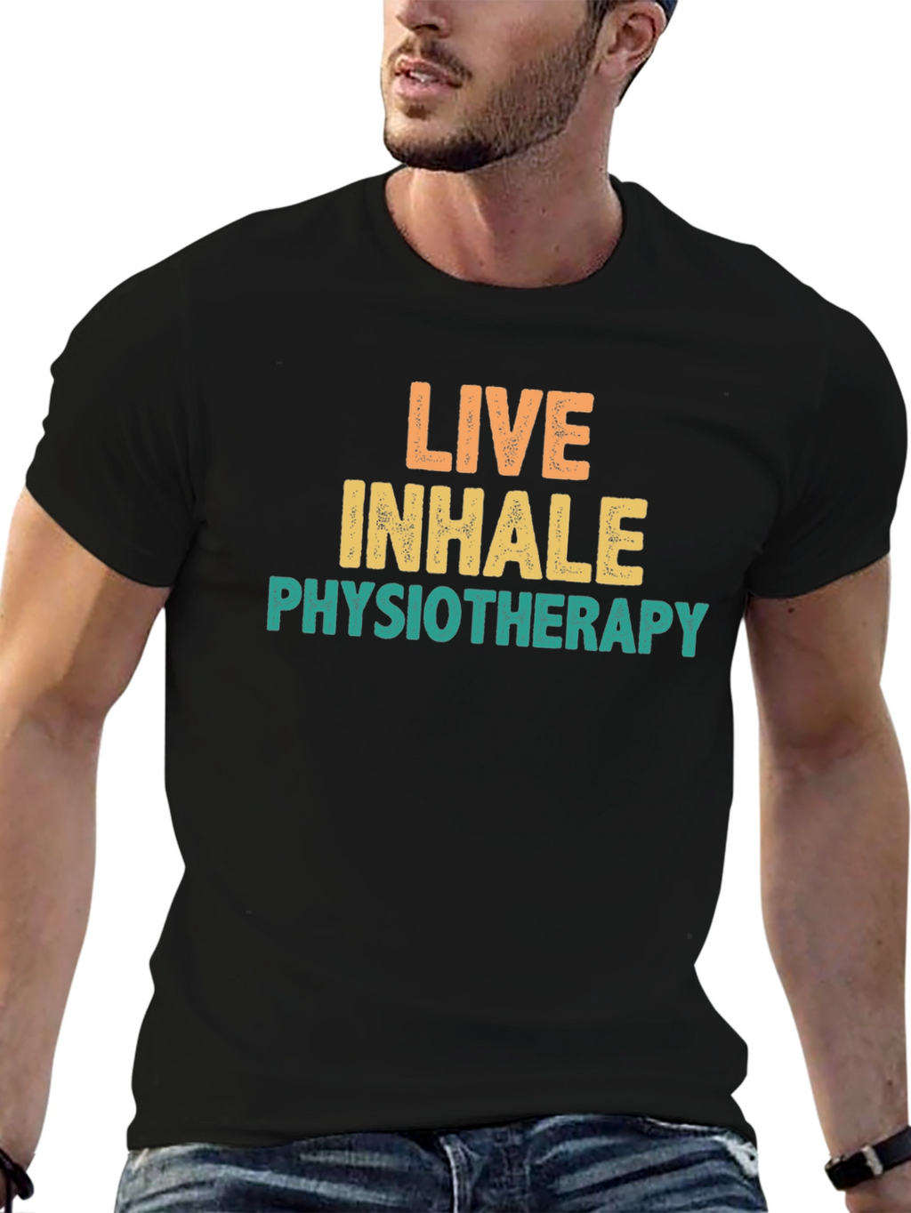 Live Inhale Physiotherapy T-Shirt