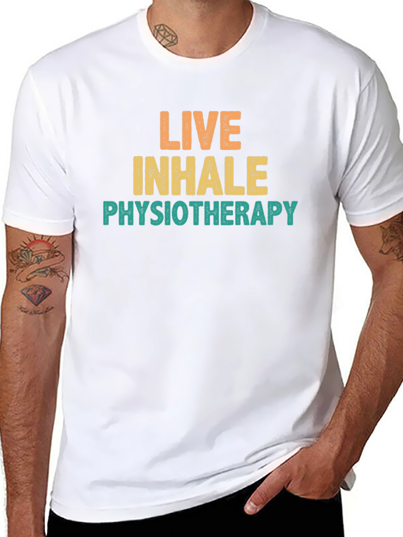 Live Inhale Physiotherapy T-Shirt