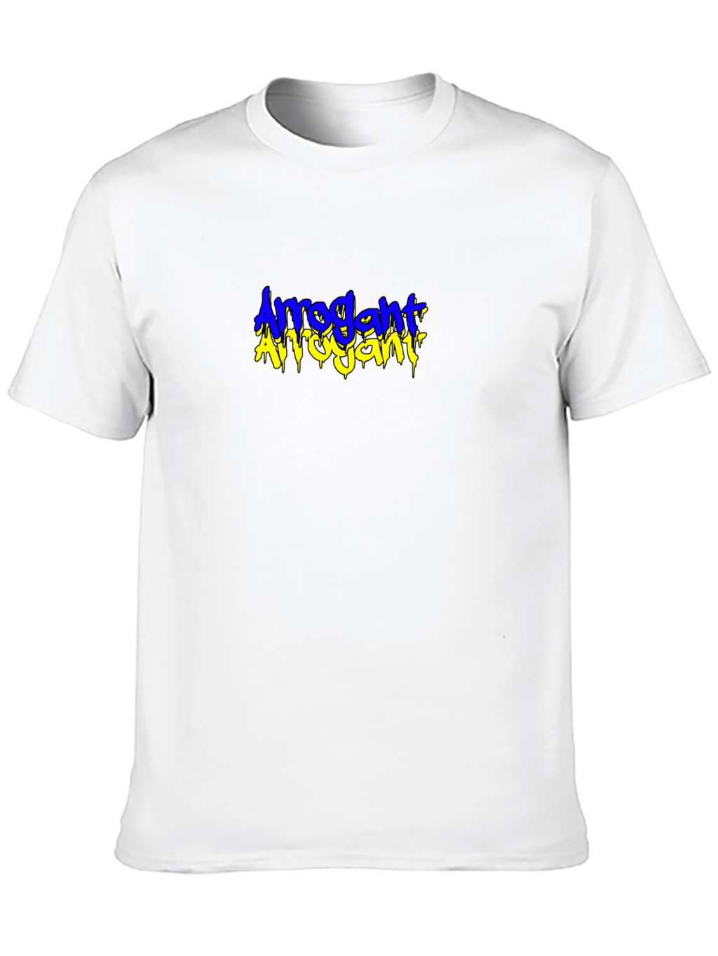 Arrogant Graphic Tee - Black Crew Neck T-Shirt